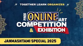 Free Online Drawing Competition 🤩 || Janmashtami Art Contest 2025