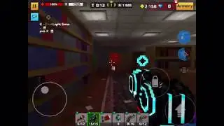 Pixel gun 3D. Laser cycler review