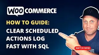 How to clear large scheduled action logs in WordPress and WooCommerce