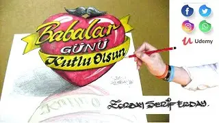 Evde"Babalar günü kutlama kartı", Nasıl yapılır? Happy Father's Day