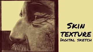 Trying realistic skin in digital art | Tablet art | Sruthy Sk