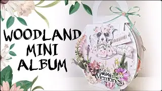 Woodland Theme Mini Album | Tonic Studios Today's Treasures Memory Book | Katy Sue Magical Forest