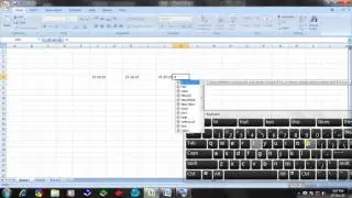 How to write easily date or date & time in Excel
