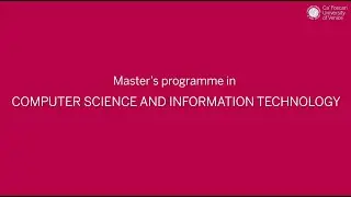 Master's Degree in Computer Science and Information Technology