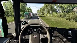 Realistic Driving of a Scania S580 Truck | Scania POV