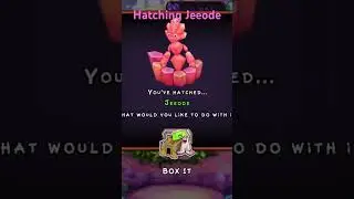Hatching Jeeode #msm #msmgaming #mysingingmonsters