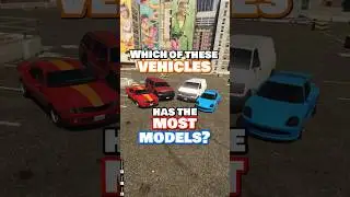 Which Vehicle has the Most Models?