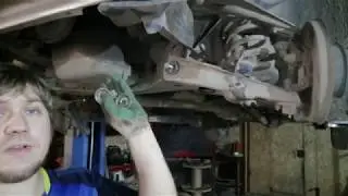 How to change the silent blocks of the front levers of the classic, with the help of the lifter v...
