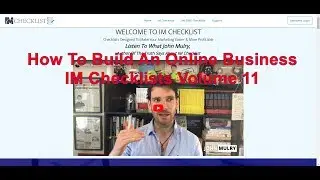 How To Build An Online Business | IM Checklists Volume 11
