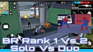 Garena Free Fire MAX BR Rank Solo Vs Duo Android Gameplay 2022!!!