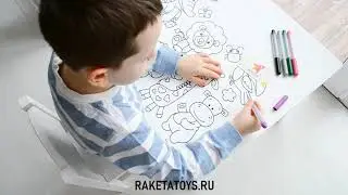 Многоразовые коврики-раскраски