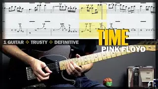Time | Guitar Cover Tab | Guitar Solo Lesson | Backing Track with Vocals 🎸 PINK FLOYD