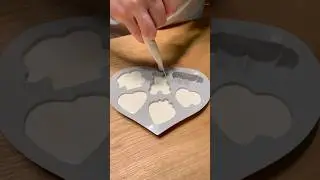 Муссовые пирожные из белого шоколада