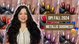 OPI Metallic Mega Mix Fall 2024 Collection - Janixa - Nail Lacquer Therapy