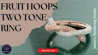 Fruit Hoops two tone ring HD video Rendering || फ्रूट हुप्स टू टोन रिंग एचडी वीडियो रेंडरिंग | Ring|