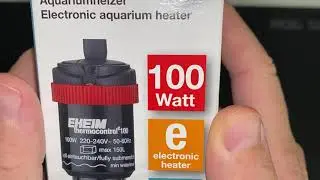 Eheim Thermo Control E 100 Watt Kalibrasyonsuz Akvaryum Isıtıcısı Kutu Açılışı