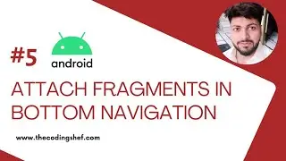 #5- Attach Fragment in Bottom navigation view in Android (Hindi)