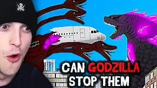 EVOLVED GODZILLA vs FLESH MUTANT PLANES! | The Infected Sky