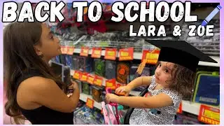 BACK TO SCHOOL DI LARA E ZOE , SHOPPING PER LA SCUOLA / chiara paradisi
