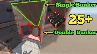 THE BEST DOUBLE NEW STRONG BUNKER BASE IN RUST 2023