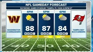 Stalled Front Over Florida Bringing Storms On Football Sunday