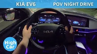 KIA EV6 AWD 325HP 2024 | POV NIGHT DRIVE 4K