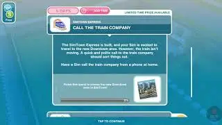 SIMS FreePlay - SIMTOWN EXPRESS QUEST - Call The Train Company