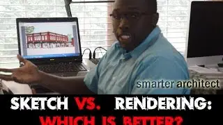 Hand Sketching vs Computer Rendering: When to use what medium?