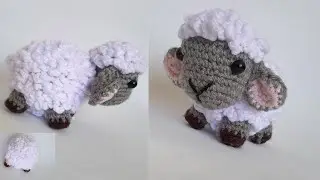 OVEJA AMIGURUMI PARA EL PESEBRE NAVIDEÑO🐑🌲/14 * 8 CM