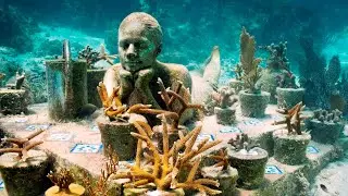 Sculptures under the sea (with interactive video comprehension activity)