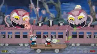 Cuphead boss fight: Phantom Express (Railroad Wrath stage) #17