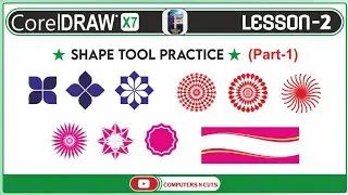 Designed by using Shape Tool || Lesson-2 (Part-1) || 