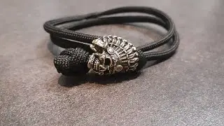 How to make a Simple Paracord Bracelet and beaded
