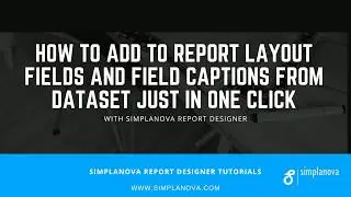 How to add to Dynamics NAV report Layout Fields And Field Captions