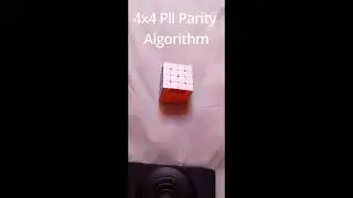 4X4 Pll Parity Algorithm  #parity #shorts #cubingshorts