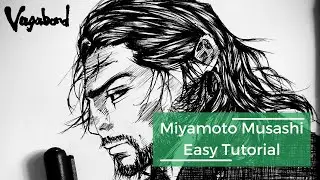 Draw Miyamoto Mushashi || 宮本 武蔵 || Vagabond || Takehiko Inoue #manga
