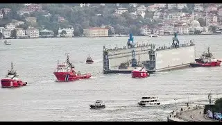 FSUE Atomflot’s floating dock towed through Istanbul strait towards Black Sea - Sep 18, 2024