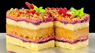 🍰 Hutsul cake ❤️ LOVE AT FIRST PIECE ❤️ [cake recipe] there are subtitles