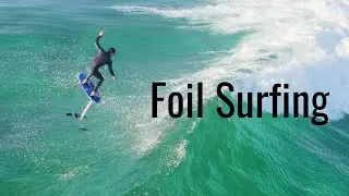 Foil Surfing - Foil Surfing with Dylan and Sylvain at Fingal Heads