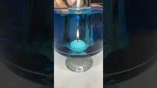 How to make a candle stay lit under water 🤯