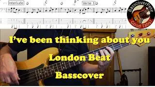 London Beat - I've been thinking about you. Bass Cover Tabs Score (standard notation) Chords
