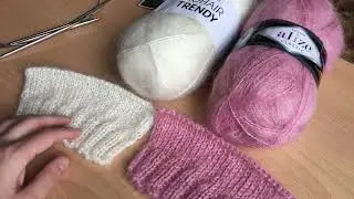 Mohair Yarns: Yarnart Mohair Trendy and Alize Mohair Classic! Which One Should You Choose? Compar...