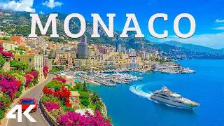 Monaco 4K Drone Footage | Monte Carlo Harbor, Billionaire Yachts & French Riviera Elegance
