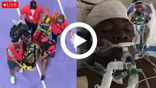 Lamecha Girma unconscious injury after fall on Men's 3000m Olympics final | lamecha girma injury