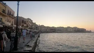 Chania Evening Walk | Old Venetian Harbour | July 2021 | Crete, Greece