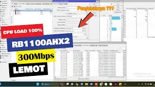 The cause of high CPU load reaching 100% on MikroTik RB1100AHx2