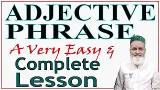 V93) Adjective Phrase in Eng., Urdu & Hindi || Adjectival Phrase || Structure and Function ||