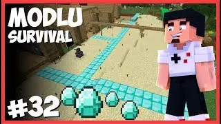 ELMAS YOL, ELMAS SET, ELMAS LOGO - Minecraft Modlu Survival - #32