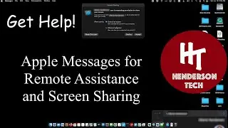MacOS Screen Sharing and Remote Access Using Messages