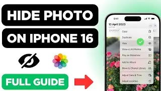 How to Hide a Photo on iPhone 16 (Step by Step) 2025